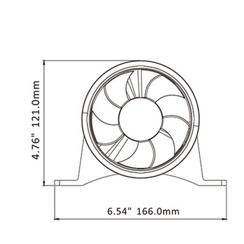MOTORRUMSFLÄKT 24V FRIMONT