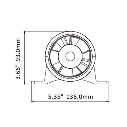 MOTORRUMSFLÄKT 24V FRIMONT