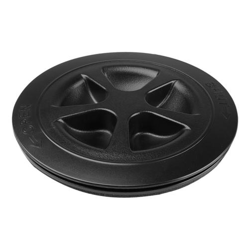 INSPEKTIONSLUCKA SVART 138MM