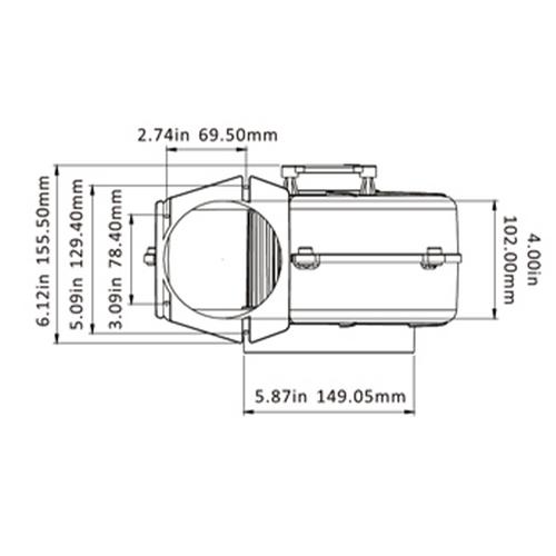 MOTORRUMSFLÄKT 12V 550M3/TIM.