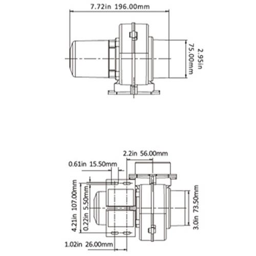MOTORRUMSFLÄKT 24V 220M3/TIM.