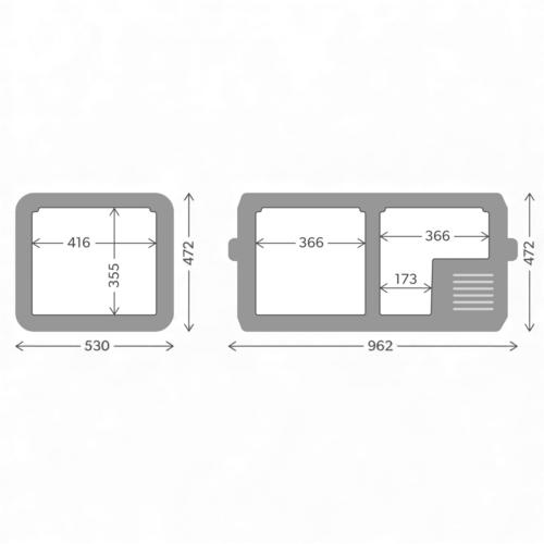 KYLBOX DOMETIC CFX5-95DZ