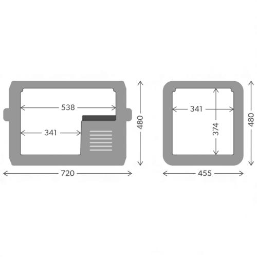 KYLBOX DOMETIC CFX5-55IM