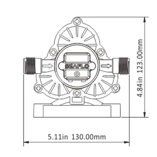 PENTRYPUMP SEAFLO 10L 12V