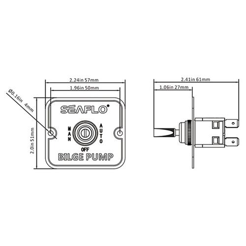 MANÖVERPANEL MAN/OFF/AUTO