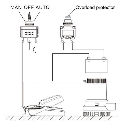 NIVÅVAKT SEAFLO-S01 12/24V
