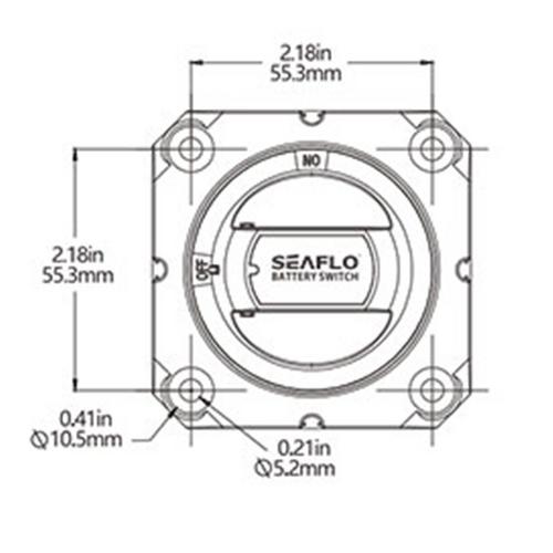 HUVUDSTRÖMBRYTARE ON/OFF 300A
