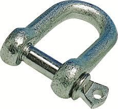 Schackel 7,5mm Rak Galv. 4st