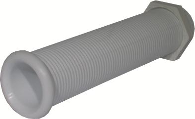 Genomföring 25x33x155mm Vit