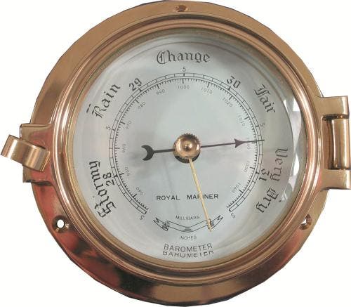 Barometer 115/85mm Krom