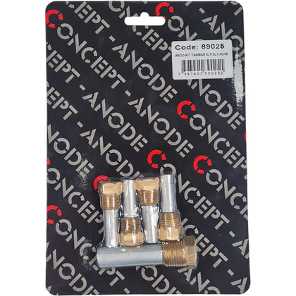 Anodkit Yanmar 6lp,6ly,4lha Zn