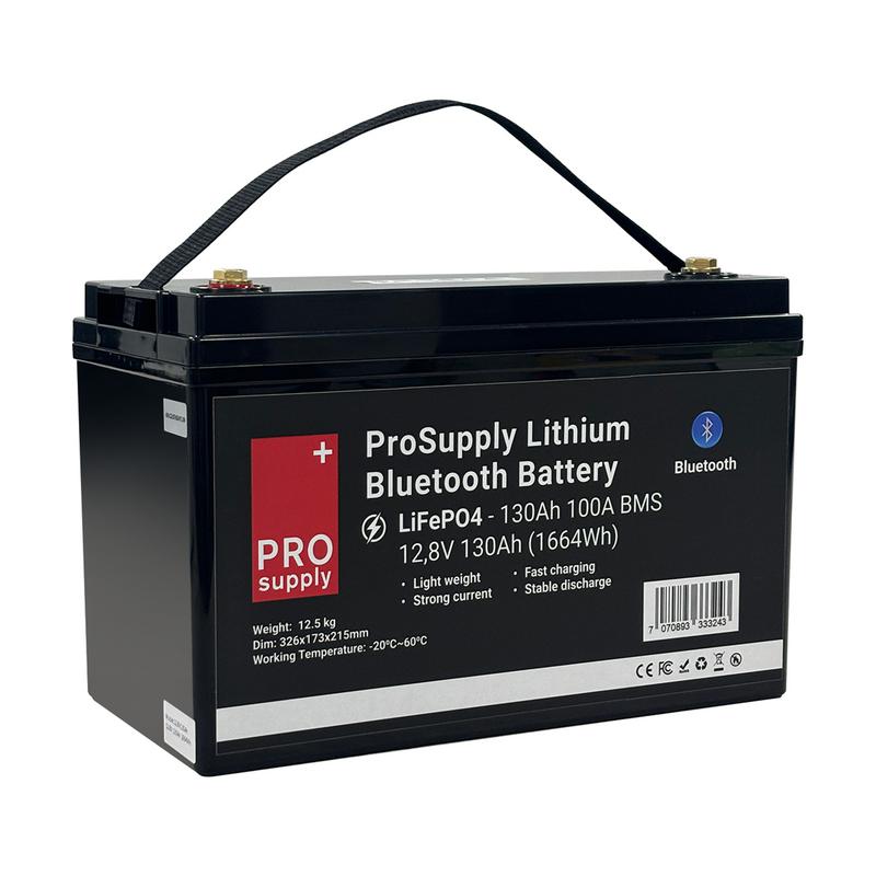 Litiumbatteri 12v 130ah Bt