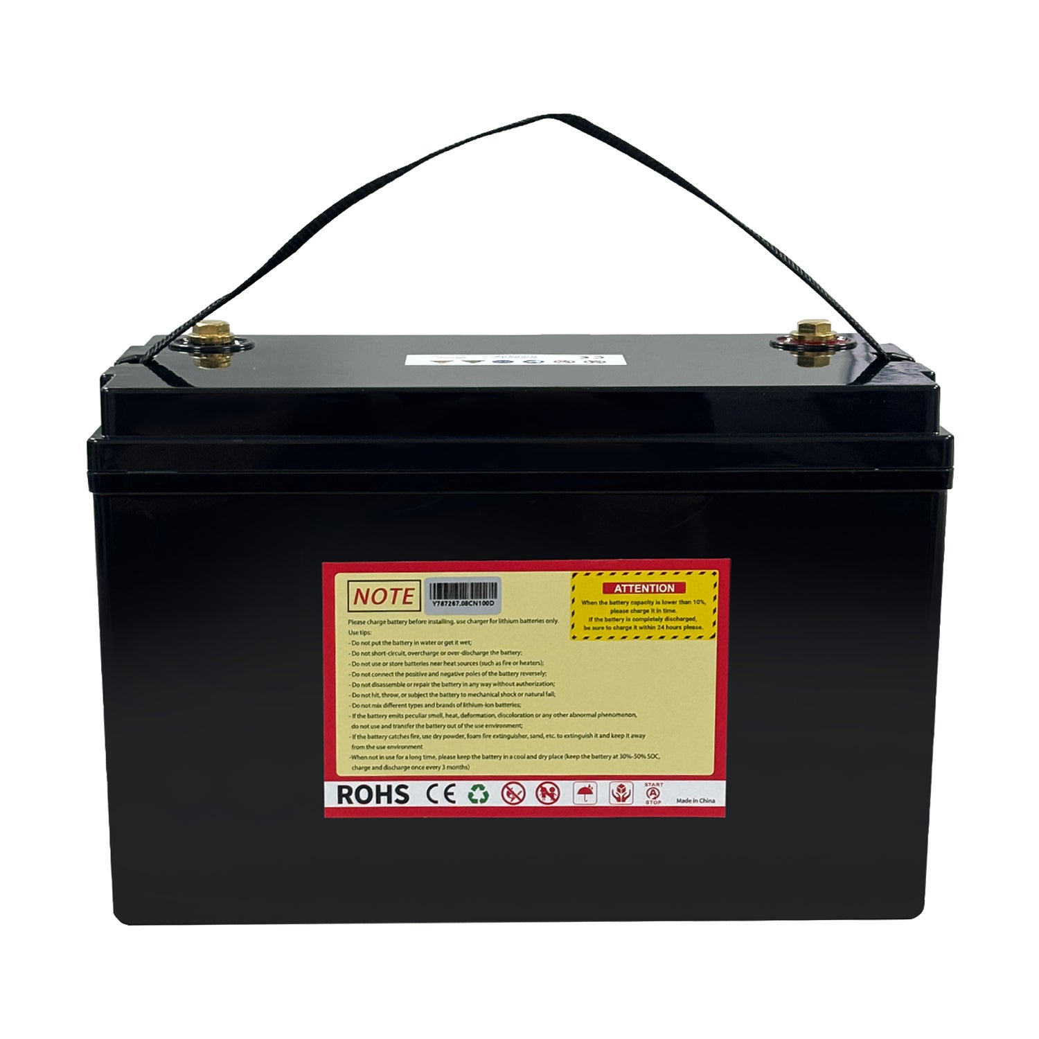 Litiumbatteri 12v 100ah Bt