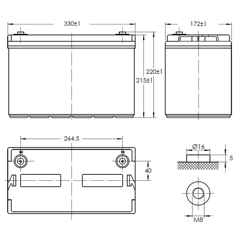 Litium Victron Superpack 100ah