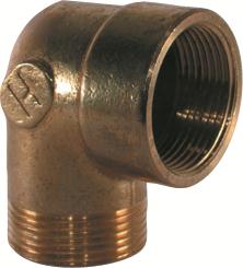 Rörvinkel 1/4 Inv-utv Gänga