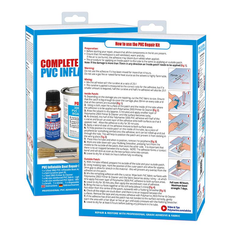 Polymarine 2-komp Limkit Pvc