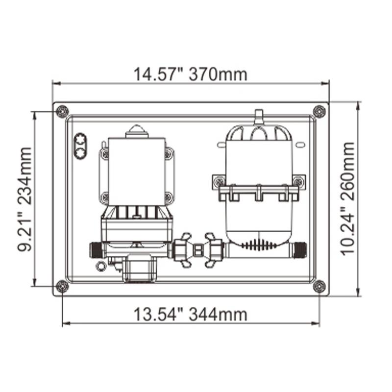 Pentrypumpsystem 11,3l 24v