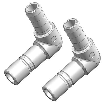 Slangadapter L 13mm-15 2-pack