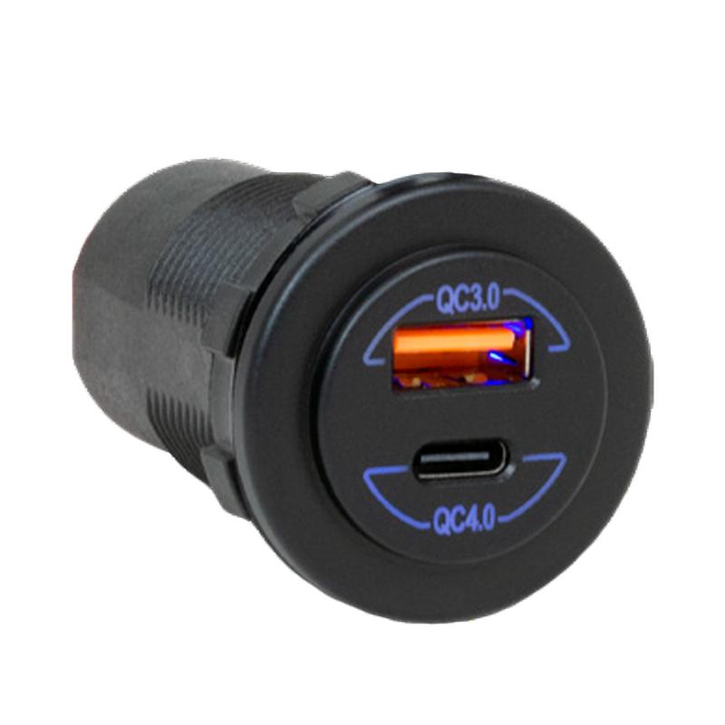 Usb-c / Usb-a Uttag 8-32v