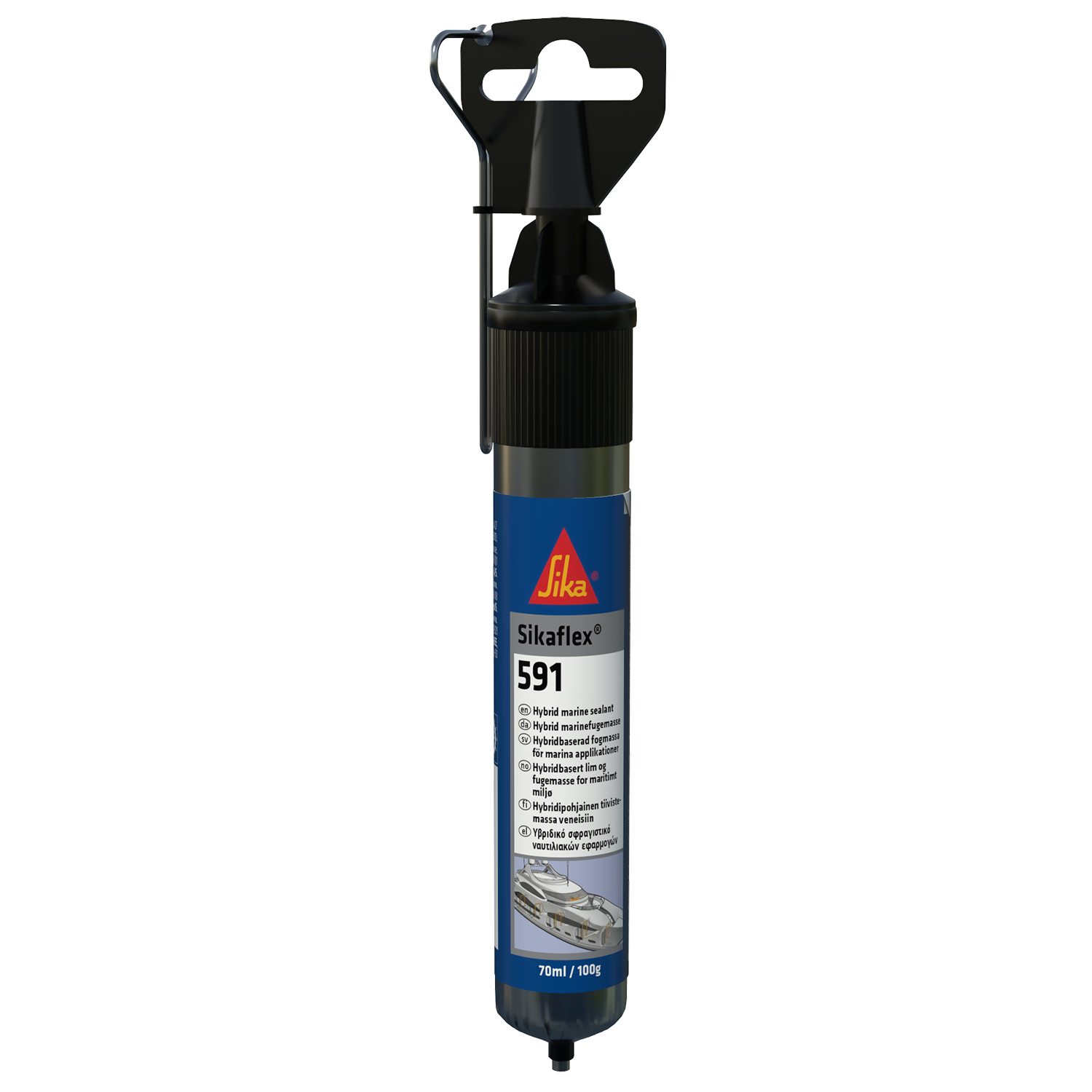 Sikaflex 591 Svart Mini-up70ml