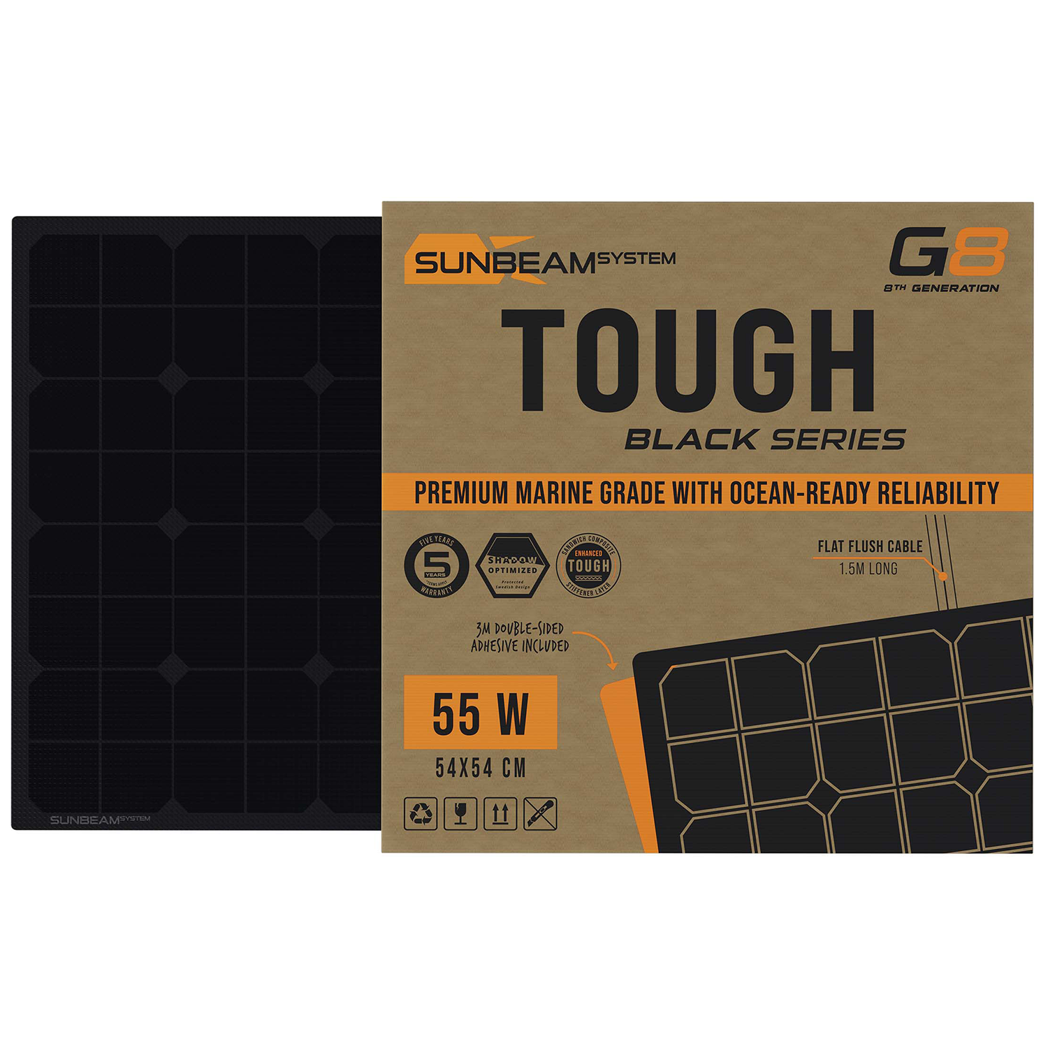 Solpanel 55w Sunbeam Tough Bl