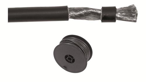 Kabel Svart 2,5mm 15m Förtent