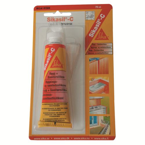 Sikasil-c Transp.70ml Silikon