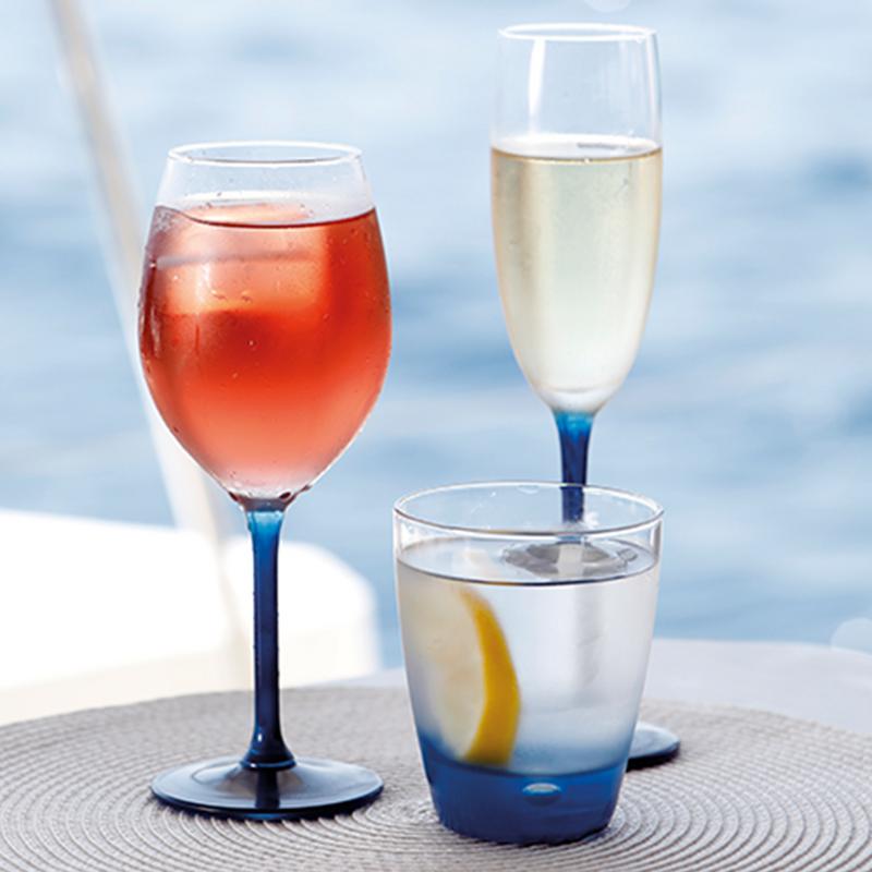 Champagneglas Ecozen Blue /st