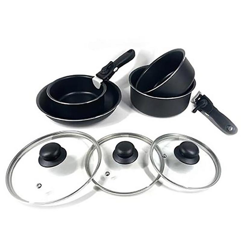 Grytset Med Stekpanna 9 Delar