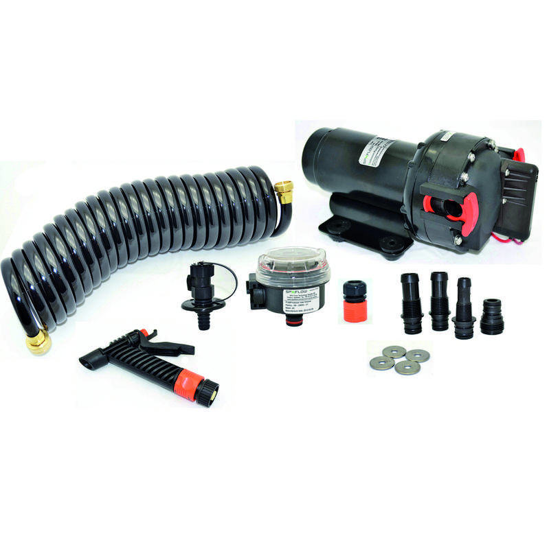 Spolpumpskit 13l 12v Aqua Jet