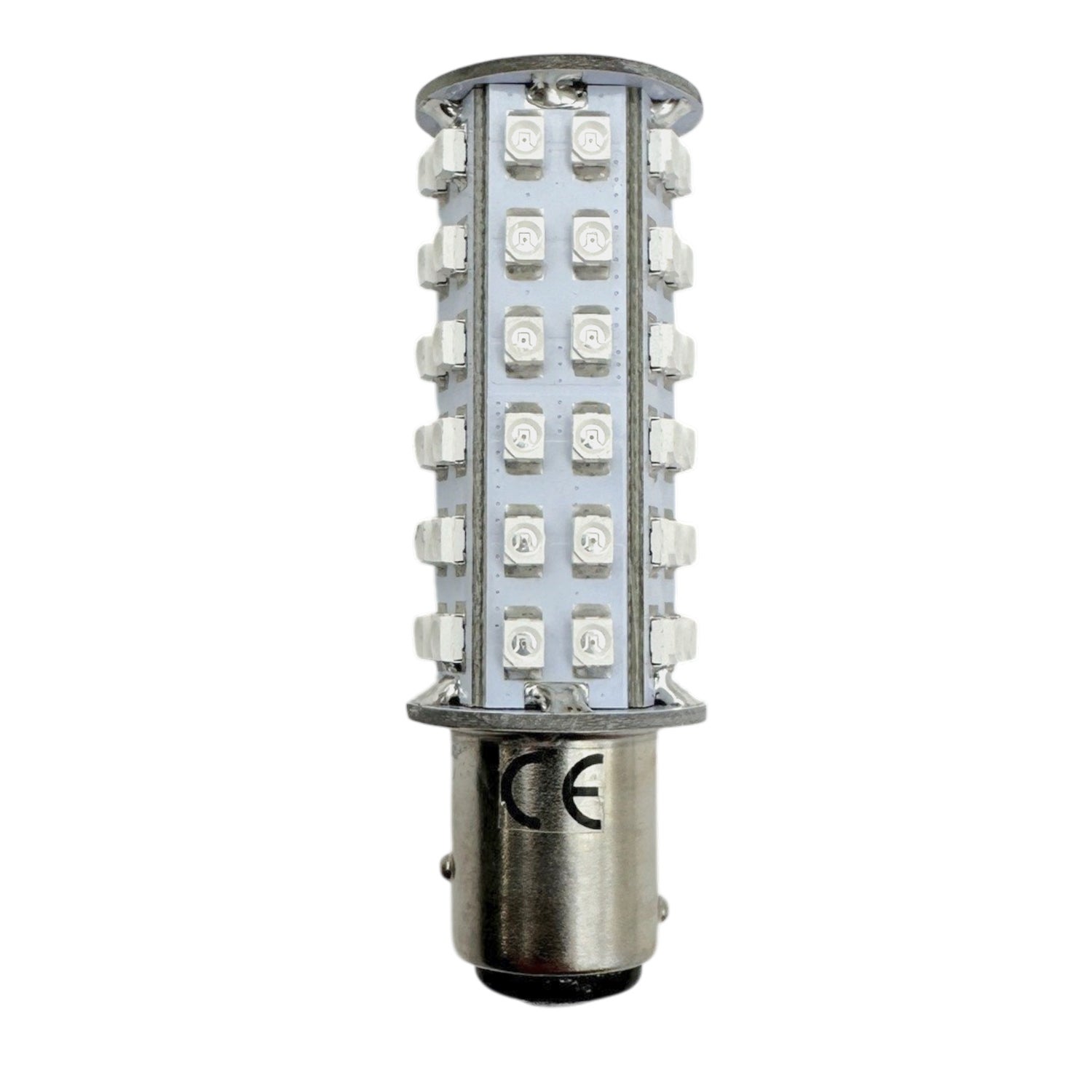 Ledlampa 10-30v Bay15d Grön