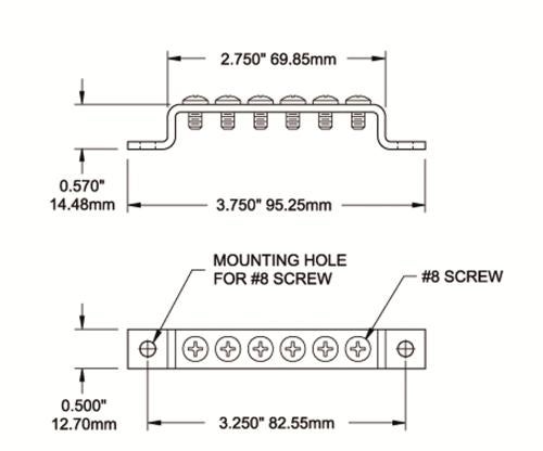 Kopplingsplint 6x95mm