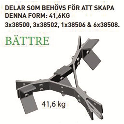 Bojankare Bult+mutter 2st