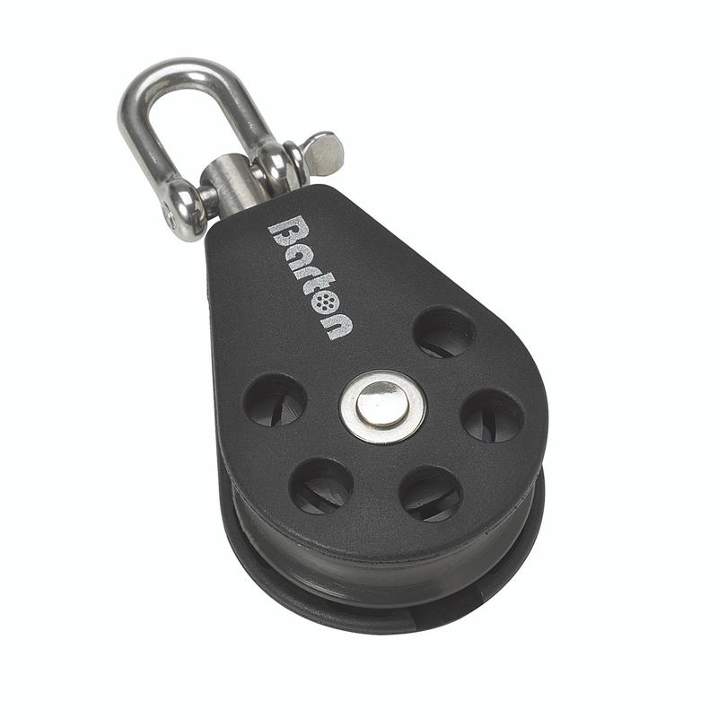 Block Enkelt 10mm Svivelögla