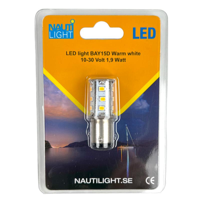 Ledlampa 10-30v Bay15d