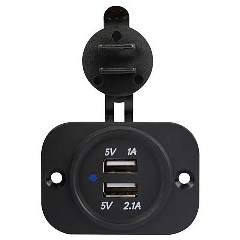 Usb-uttag Dubbelt