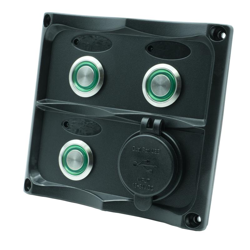 Elpanel 3+1 Brytare Rf Usb-a/c