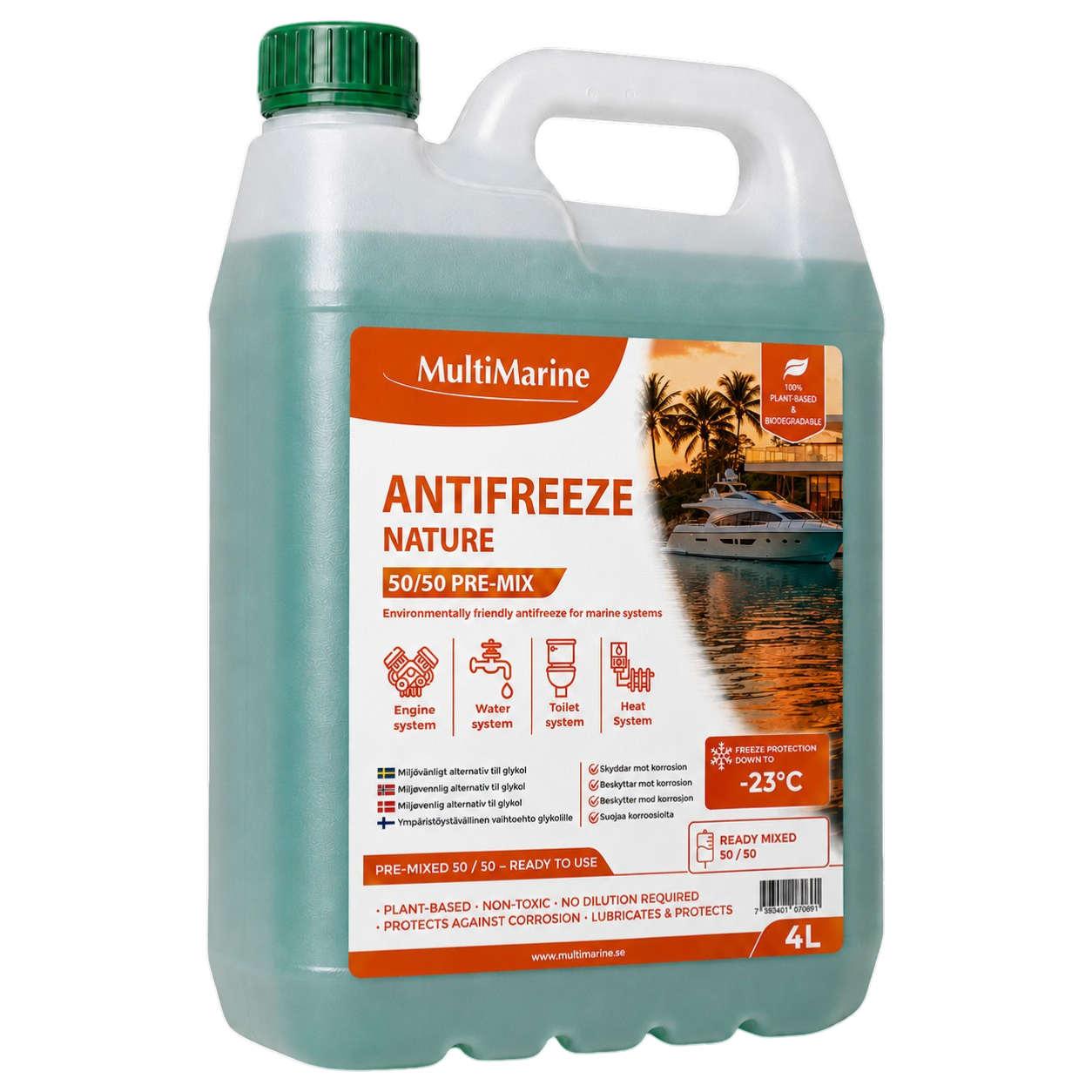 Antifreeze Miljövänlig 4l 50%