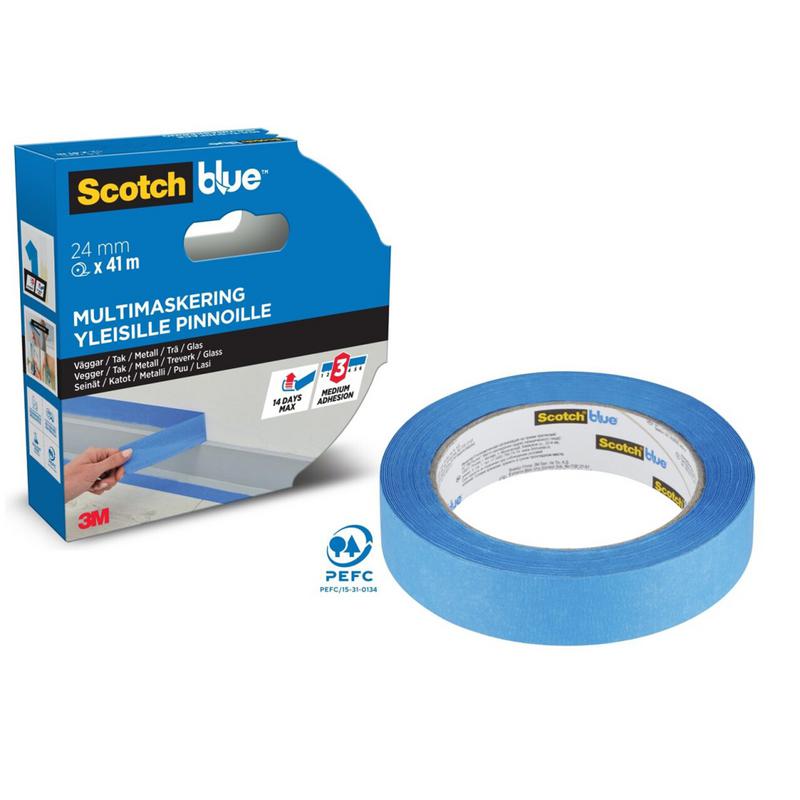 Masktejp Scotch Blue 24mm 41m