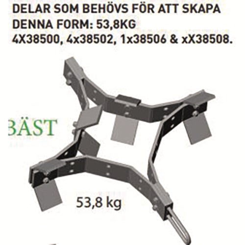 Bojankare Bult+mutter 2st