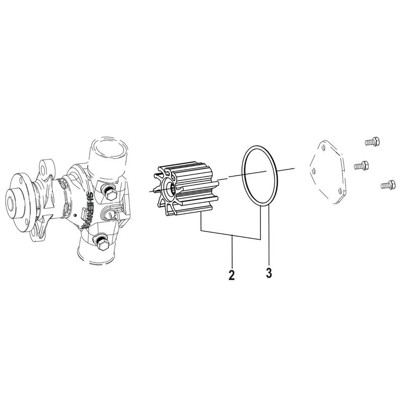 Impeller Mercr Sherw D2,0-