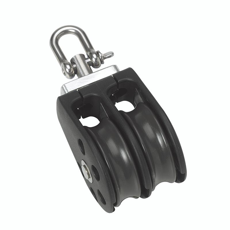 Block Dubbelt 10mm Svivelögla