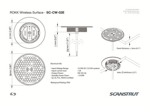 Rokk Wireless Surface 10w
