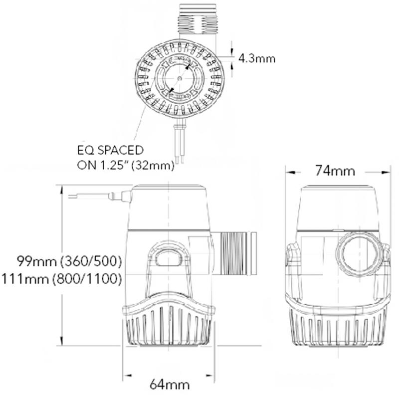 Rule Pump 500 12v