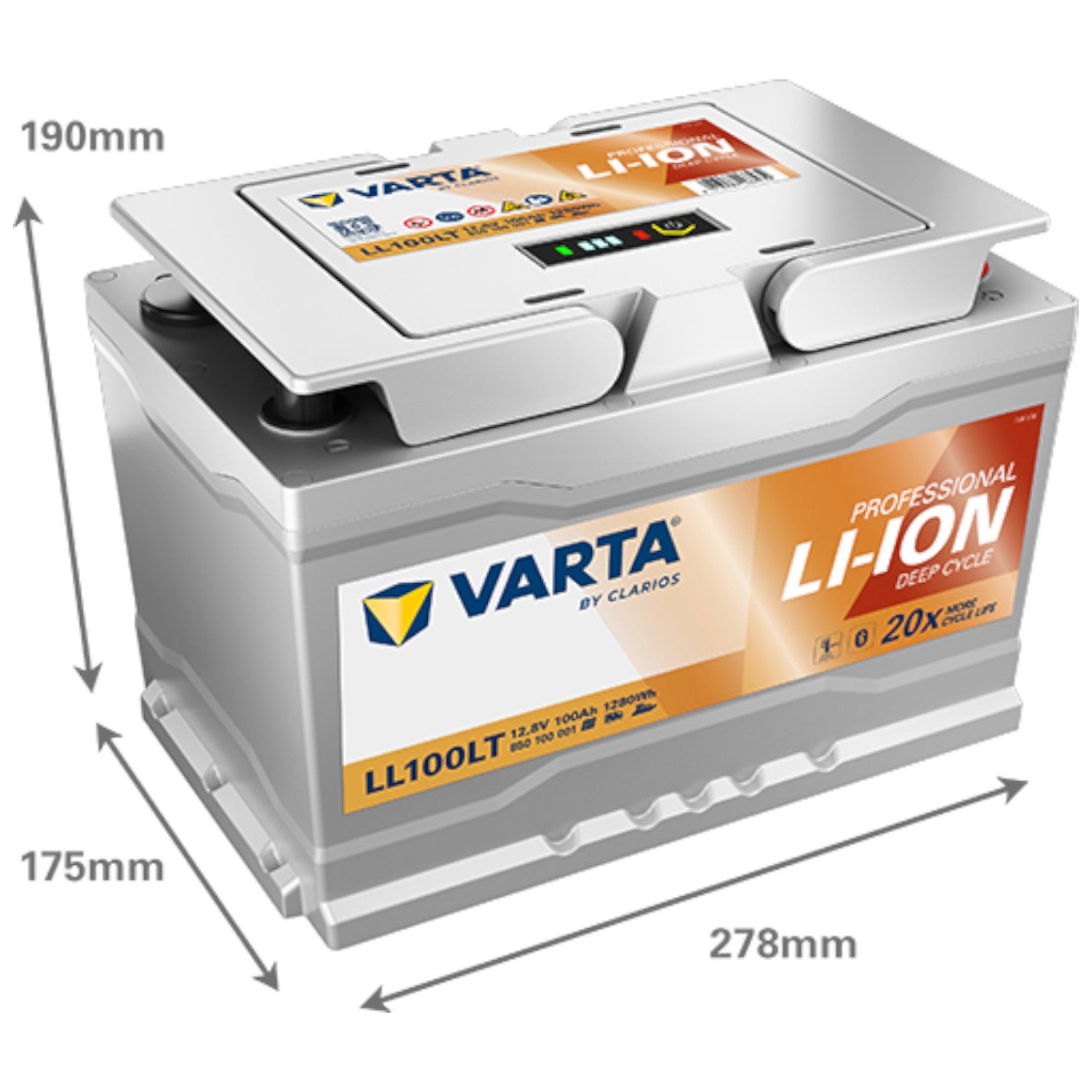 Litium Varta Ll100lt 100ah