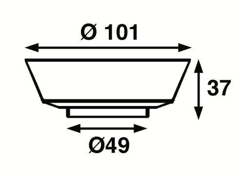 Lampa Comet Krom