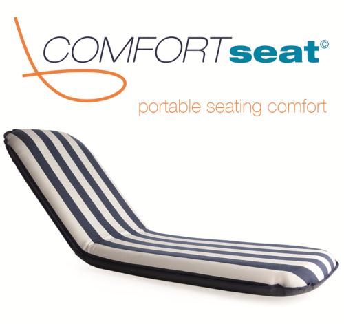 Comfort Seat Large Blå/vit