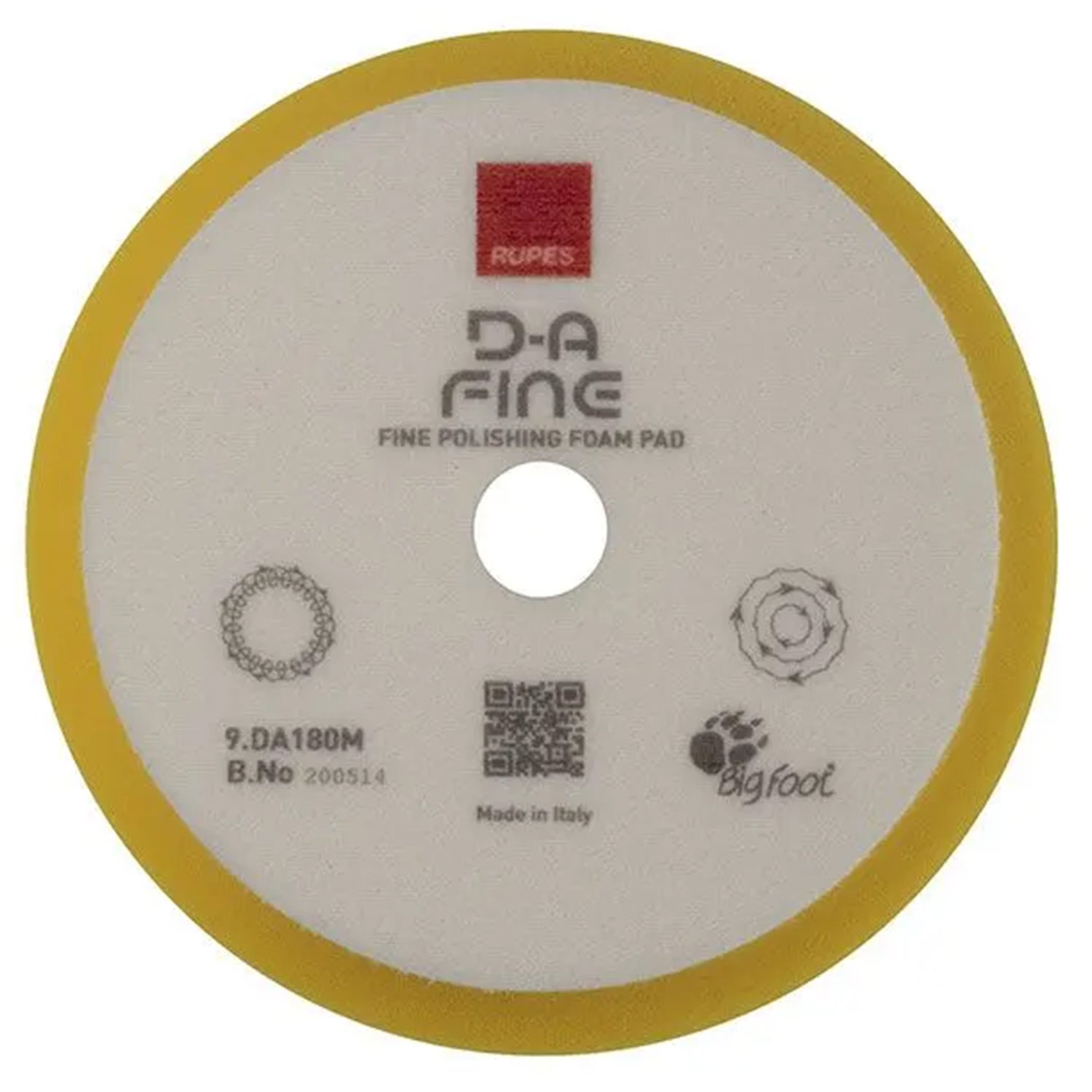 Rupes Poleringspad Fine Gul