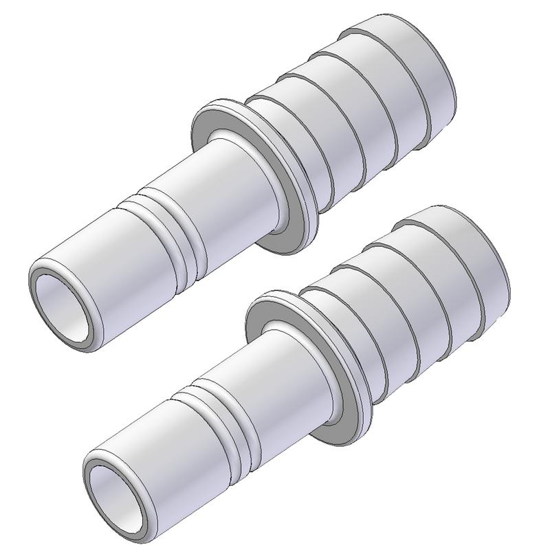 Slangadapter 19mm-15 2-pack