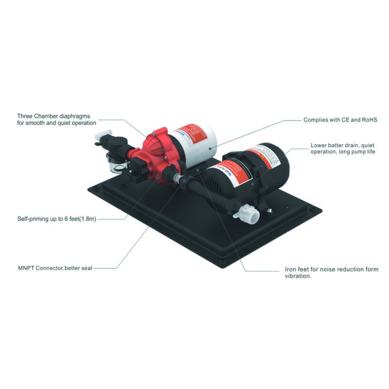 Pentrypumpsystem 11,3l 12v
